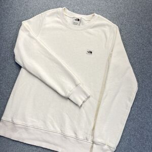 The North Face Crewneck Sweatshirt Womens Small S Ivory White Outdoor Hiking